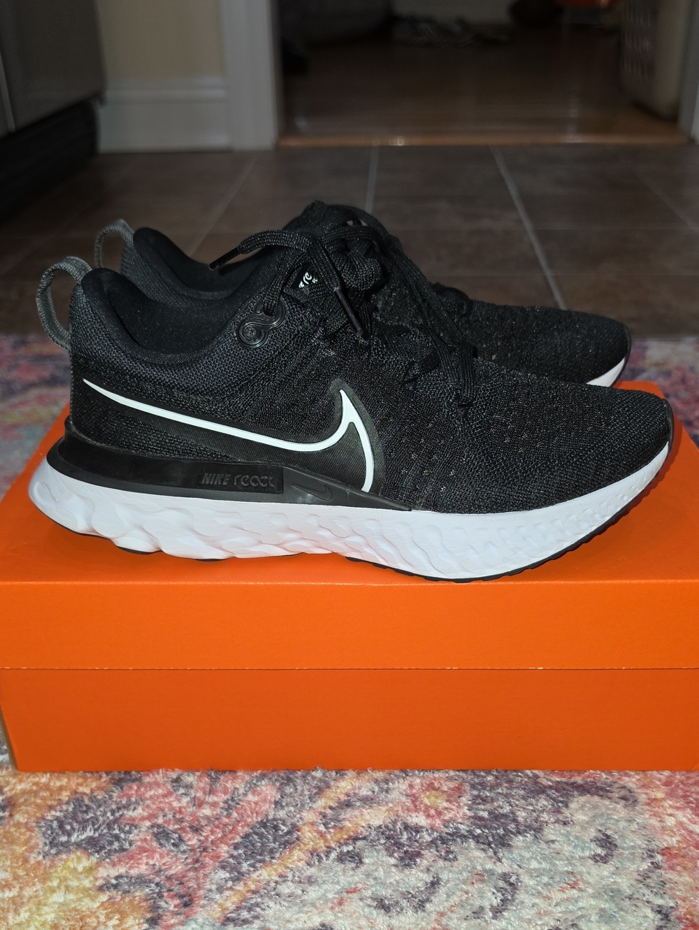 Nike React Infinity Run Flyknit FK 2 CT2423 002 Size Womens 7.5